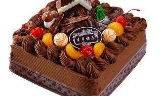 美味巧克力蛋糕图纸 美味巧克力蛋糕图纸