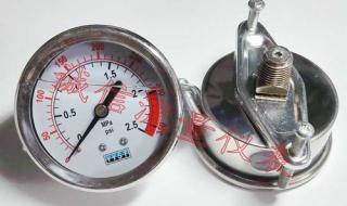 轴向耐震压力表